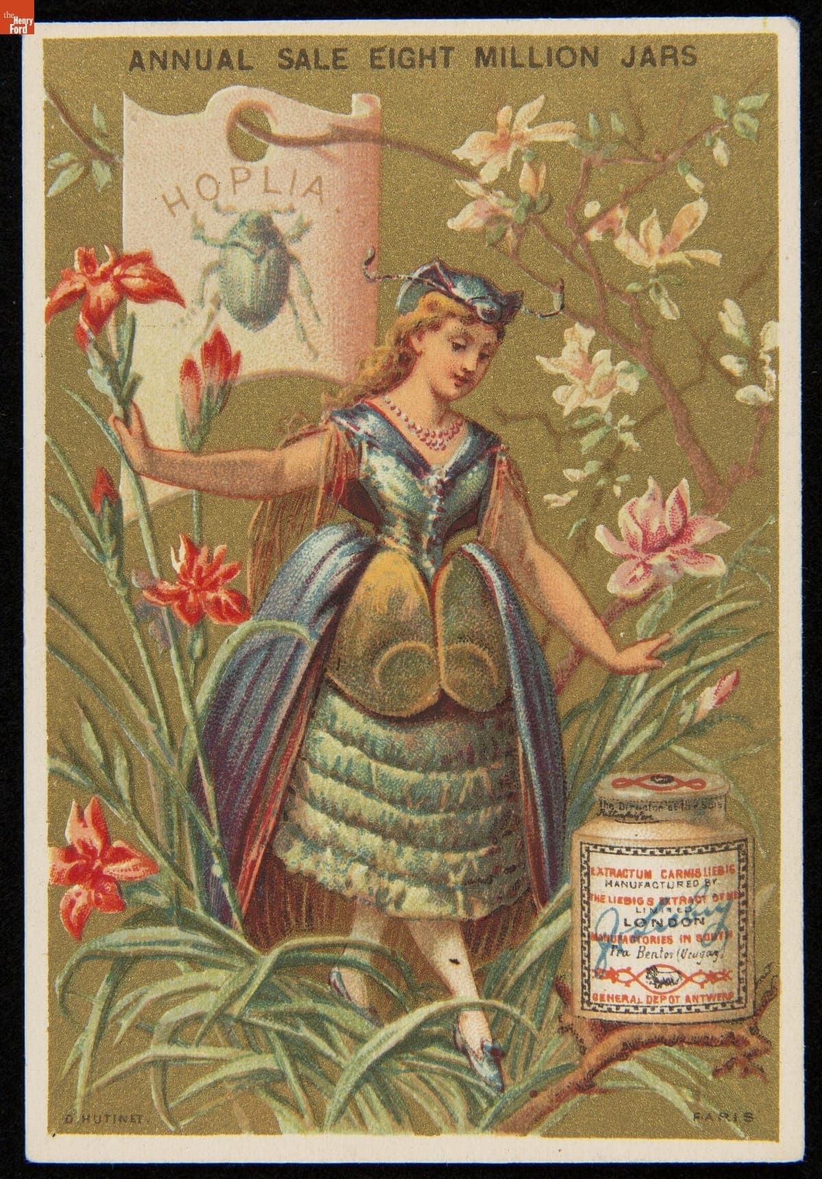 Trade Card for Liebig Extract of Meat Company Products, 1880-1900