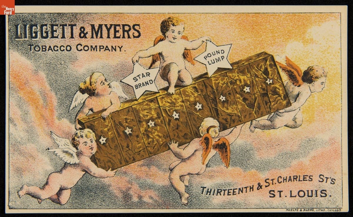Trade Card for Star Plug Tobacco, Liggett & Myers Tobacco Company, circa 1885