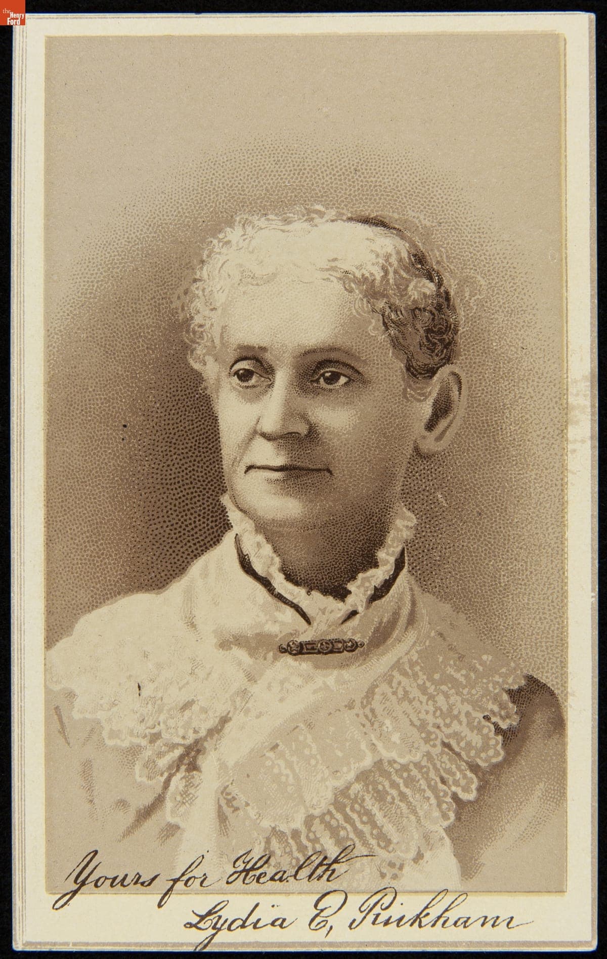 Trade Card for Lydia E. Pinkham's Vegetable Compound, 1880-1890