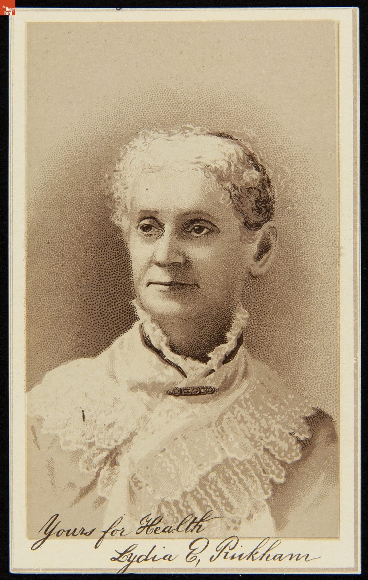 Trade Card for Lydia E. Pinkham's Vegetable Compound, 1880-1890