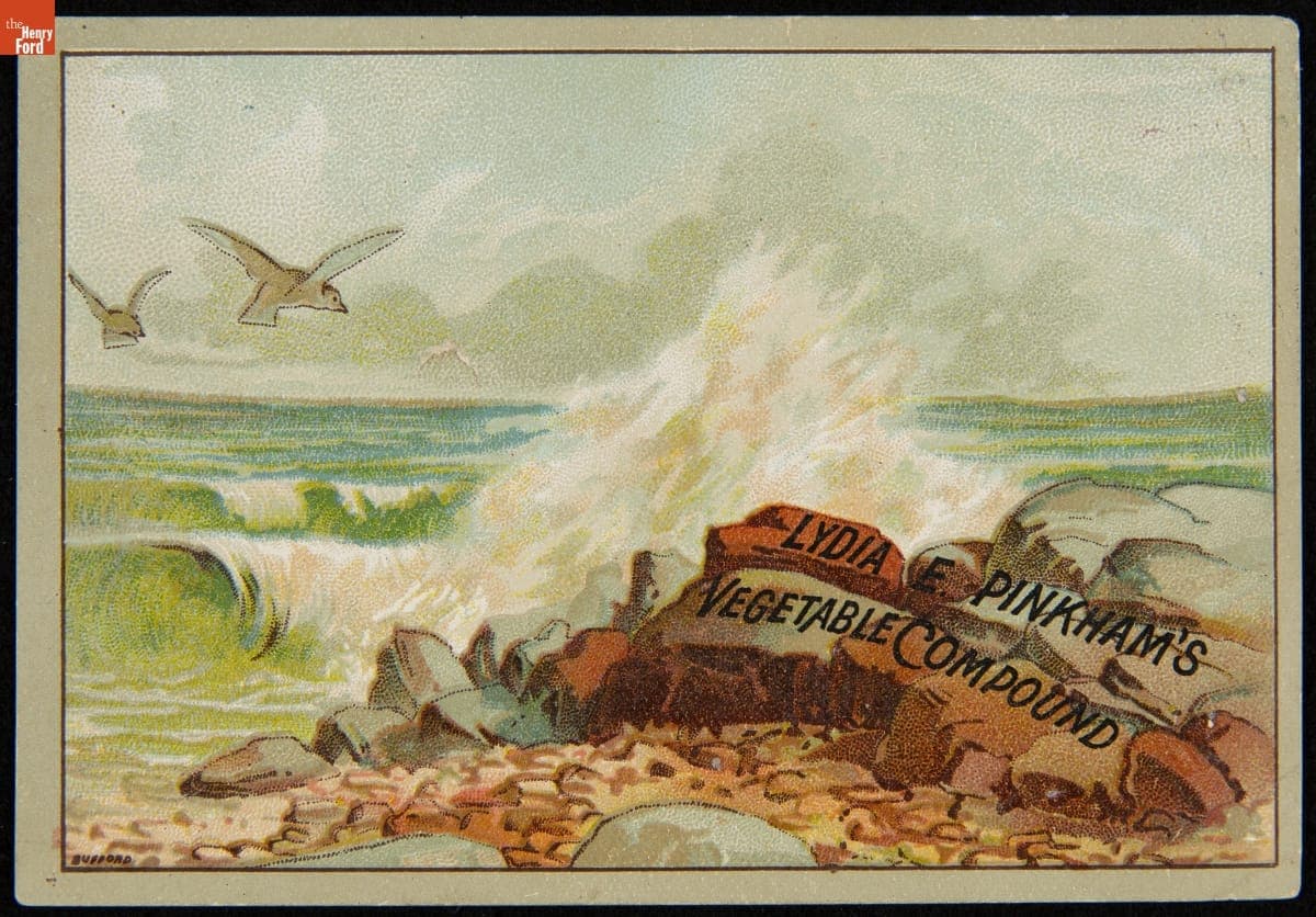 Trade Card for Lydia E. Pinkham's Vegetable Compound and Blood Purifier, 1889-1900