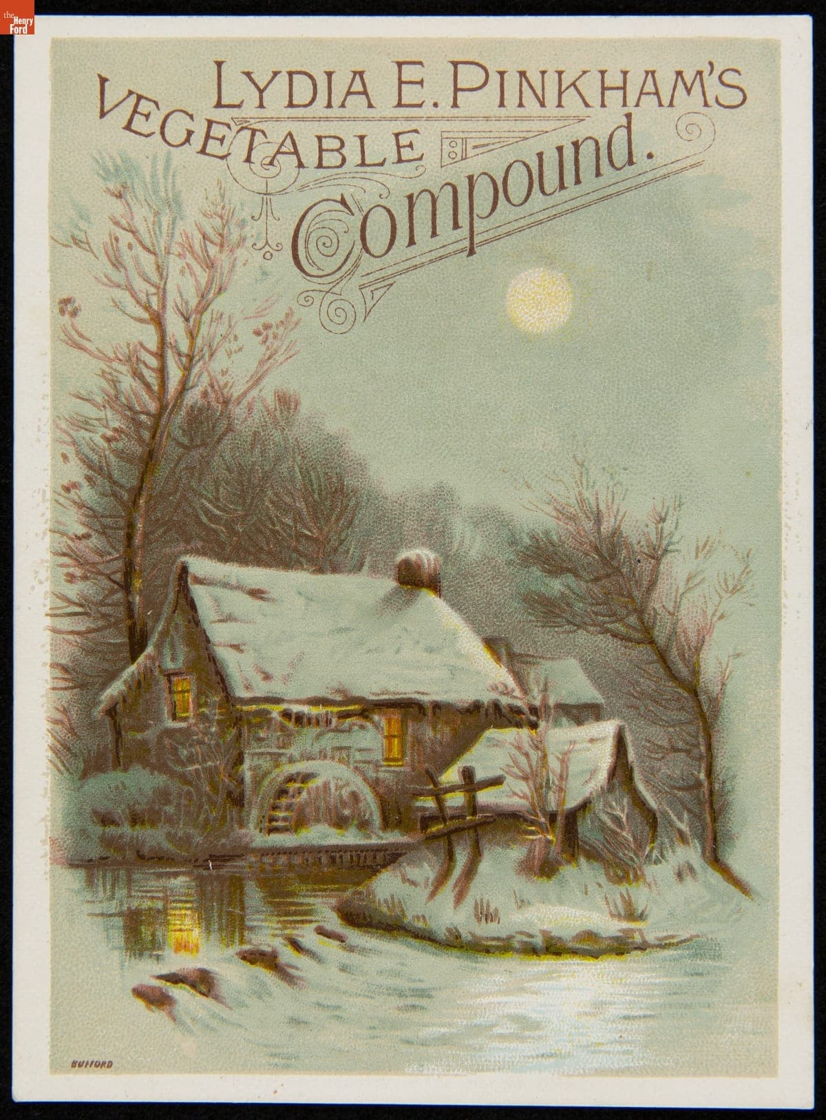 Trade Card for Lydia E. Pinkham's Vegetable Compound and Blood Purifier, 1889-1900