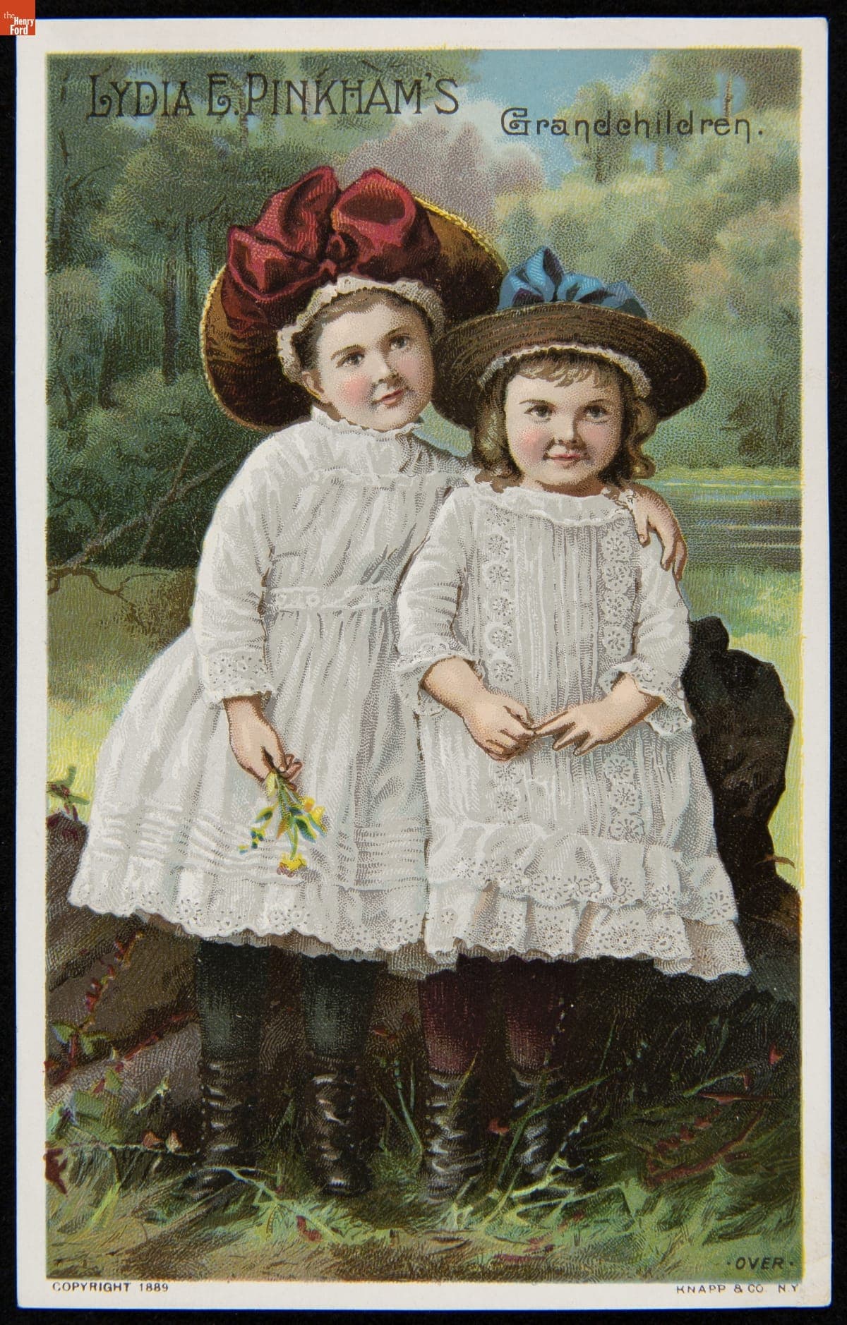 Trade Card for Lydia E. Pinkham's Vegetable Compound and Blood Purifier, 1889