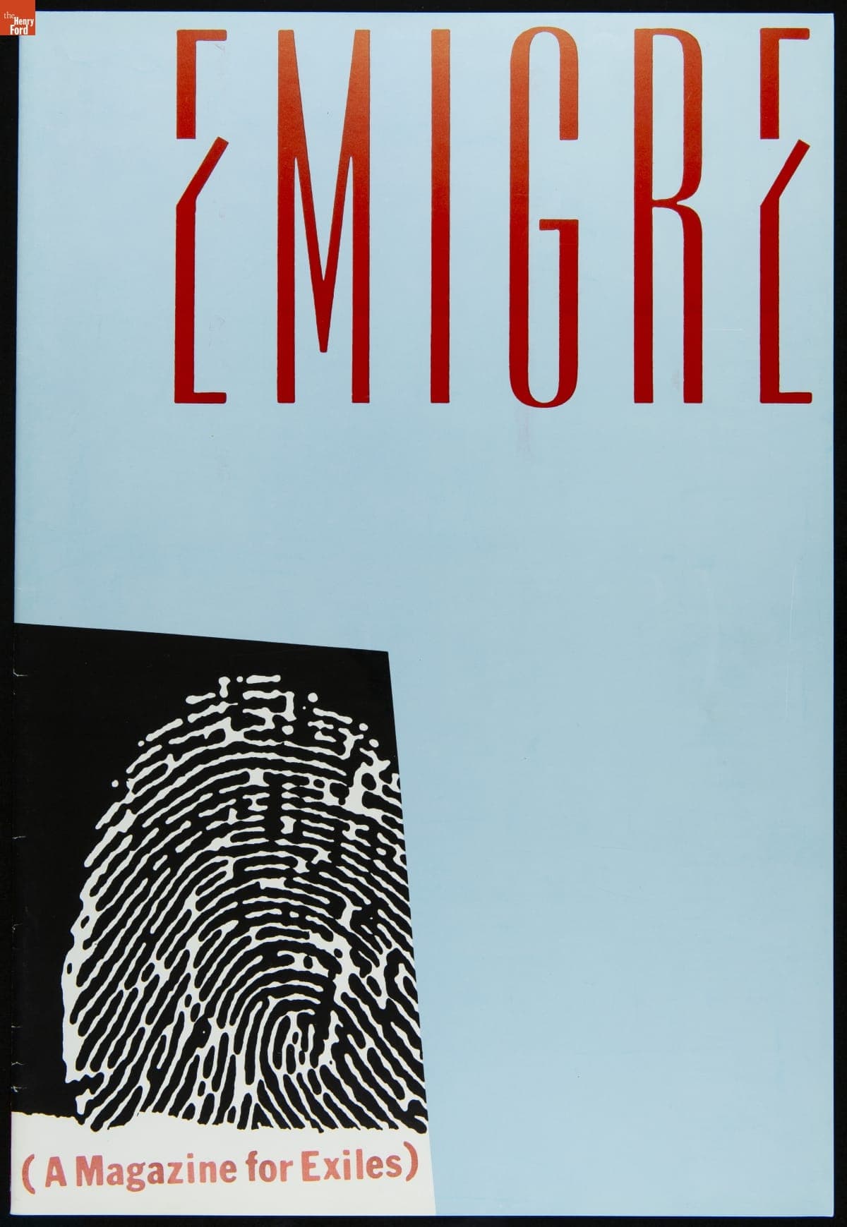 Magazine, Emigre No. 1, "A Magazine for Exiles," 1984