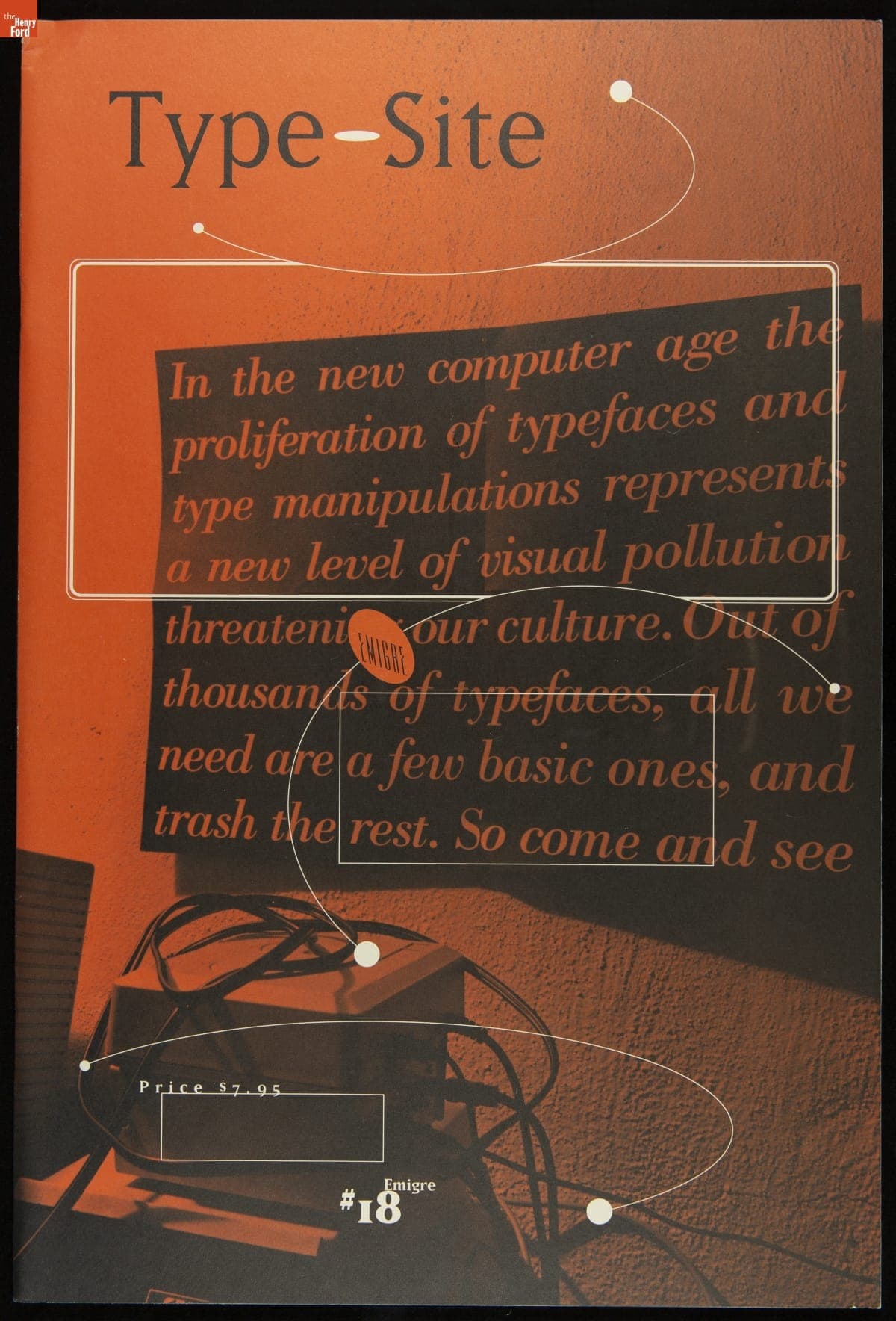 Magazine, Emigre No. 18, "Type-Site," 1991