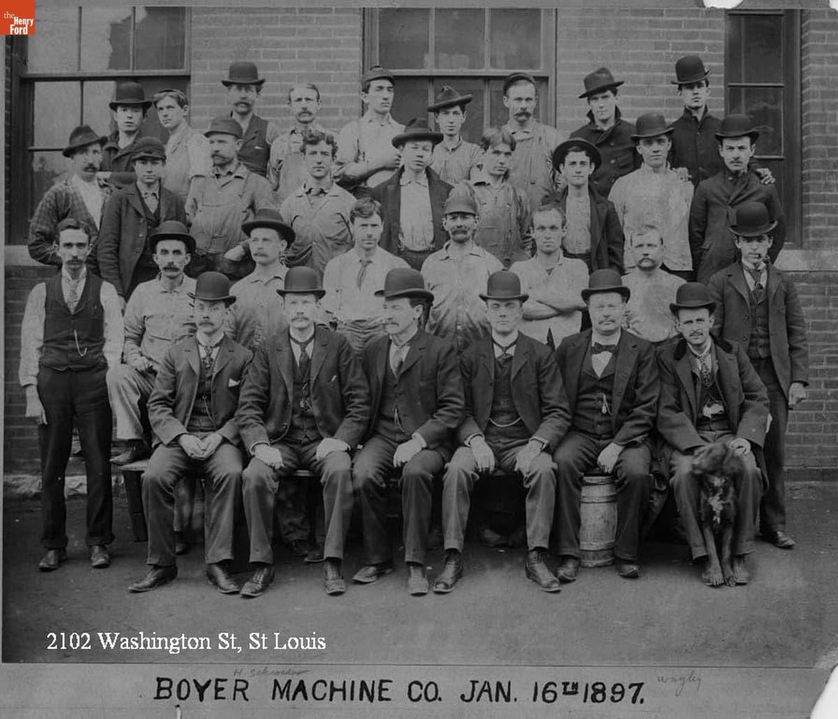 Boyer Machine Company Employees, January 16, 1897