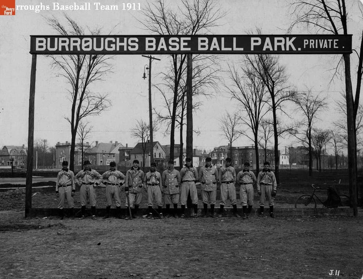 Burroughs Baseball Team, 1911