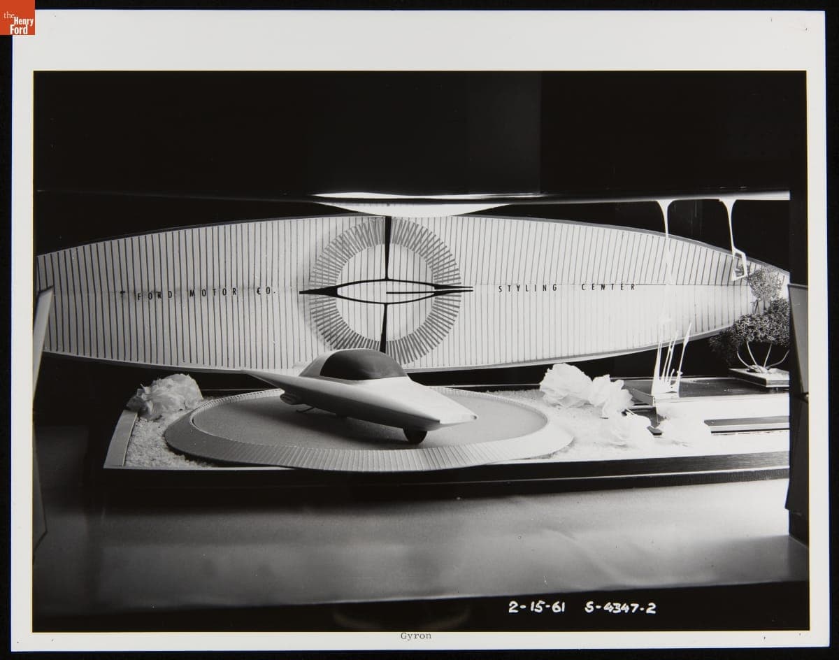 Model of the Ford Gyron, February 1961