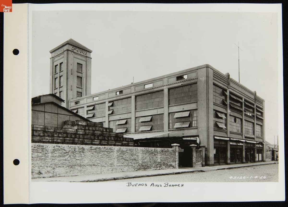 Ford Motor Company Branch in Buenos Aires, Argentina, January 4, 1926