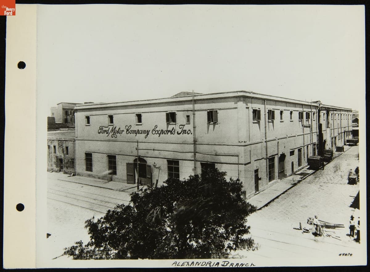Ford Motor Company Branch in Alexandria, Egypt, July 27, 1927