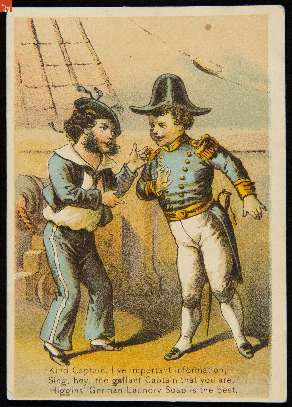 Trade Card for Higgins' German Laundry Soap, Charles S. Higgins Company, 1870-1890