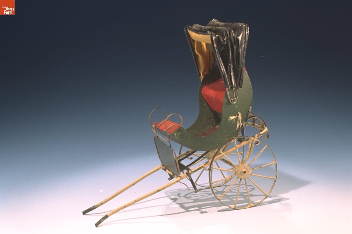 Toy Horse-Drawn Buggy, 1860-1900