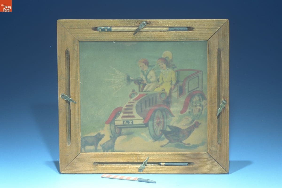 Tracing Slate with Slate Pencils, 1890-1910