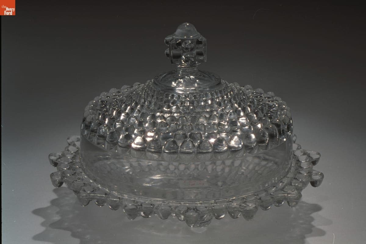 Covered Butter Dish, 1880-1890