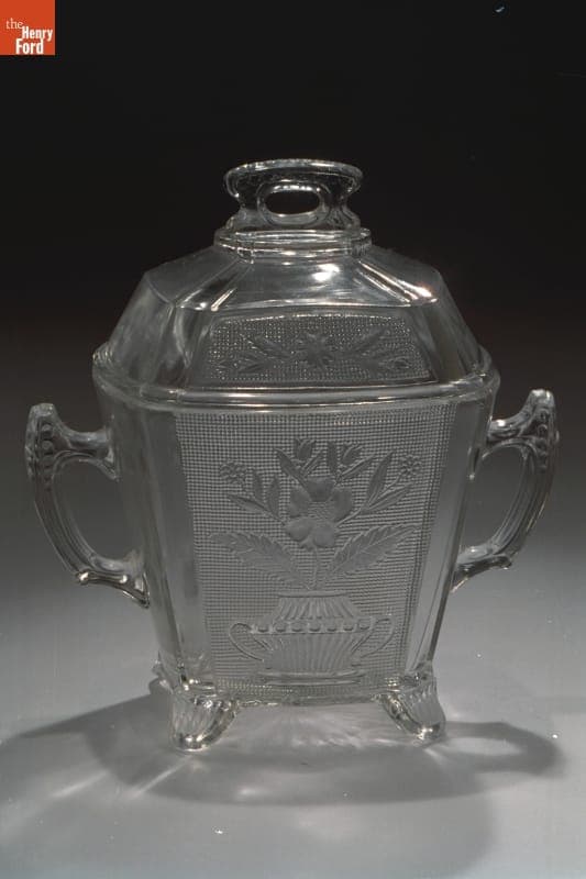 Covered Sugar Bowl, 1879-1908