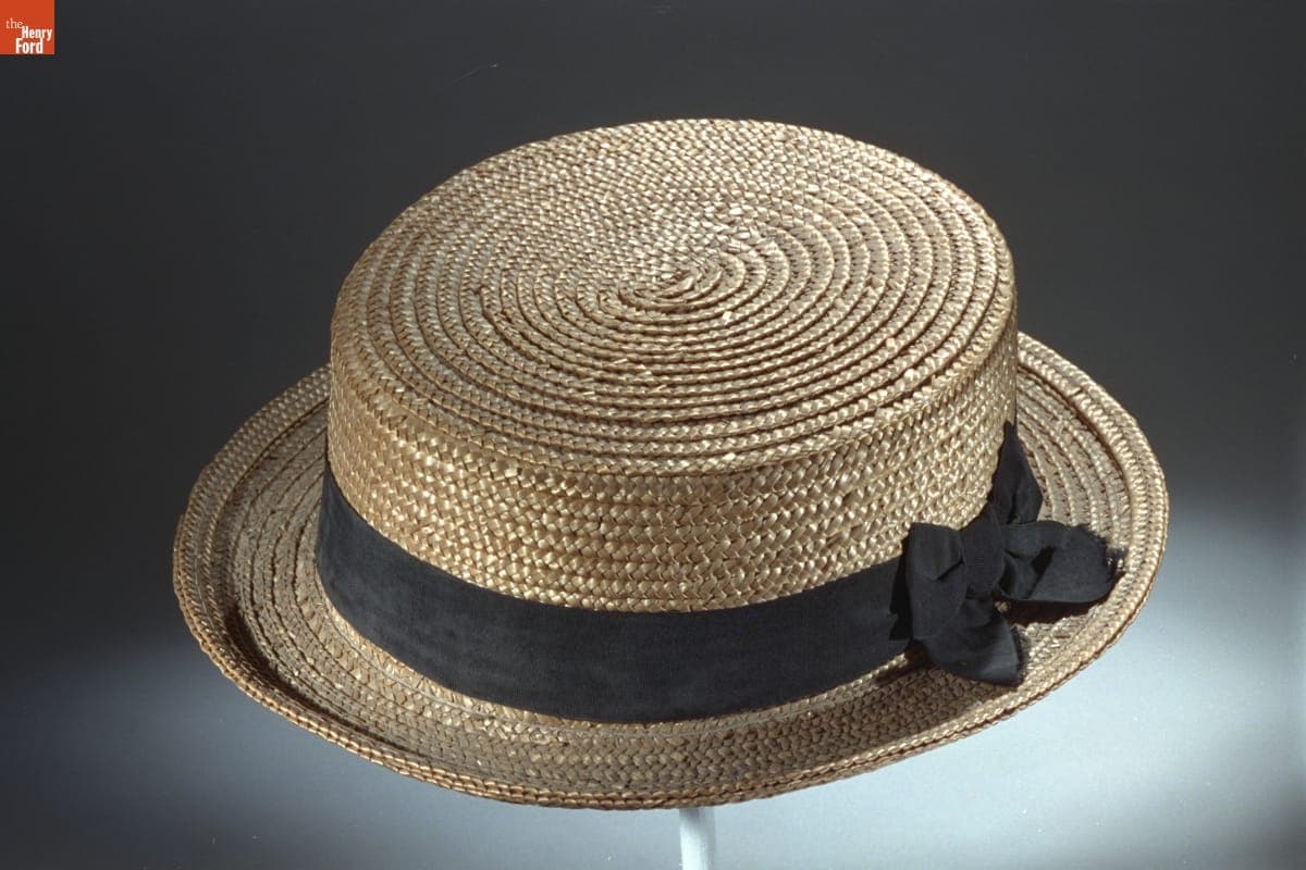 Boater Hat, 1880-1920