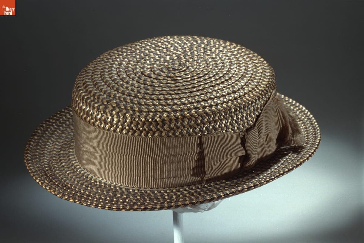 Boater Hat, 1880-1930