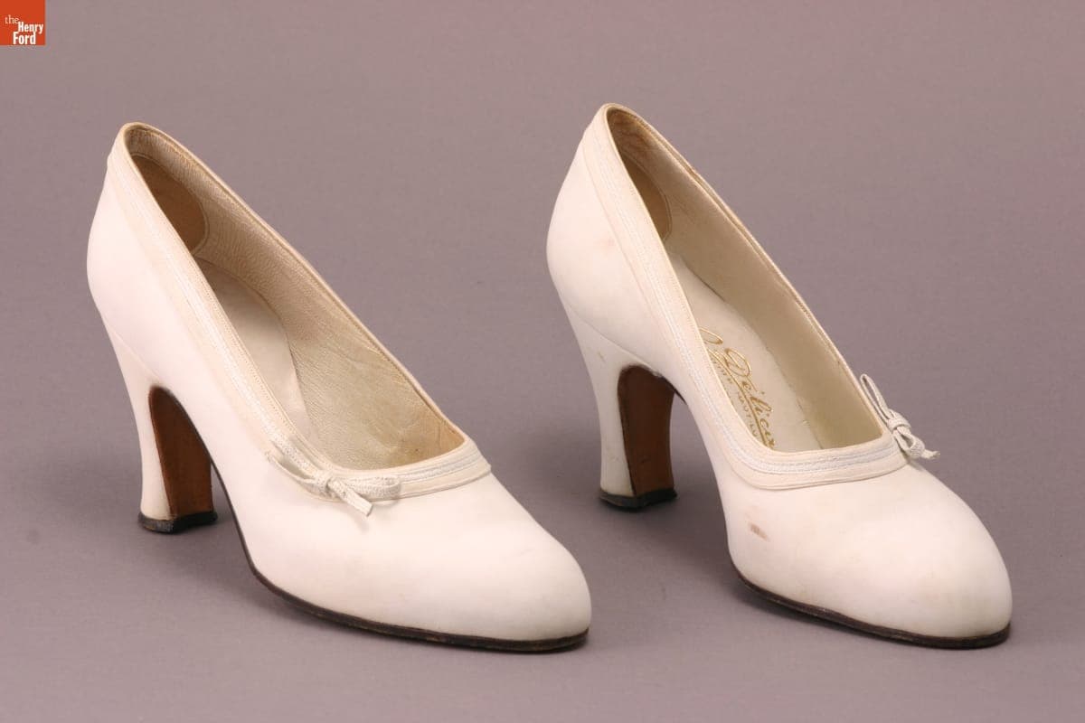 Pumps, Worn by Elizabeth Parke Firestone, 1955-1965