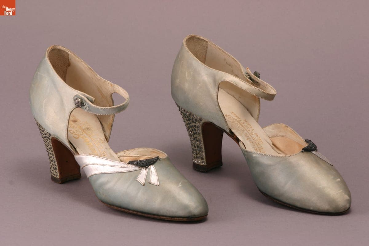 Silk Pumps, Worn by Elizabeth Parke Firestone, circa 1928