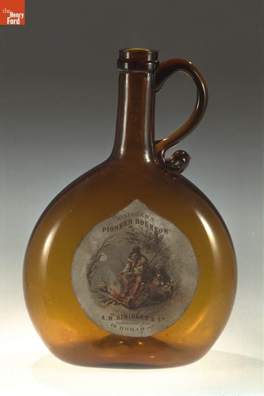 Whiskey Bottle, 1859-1870