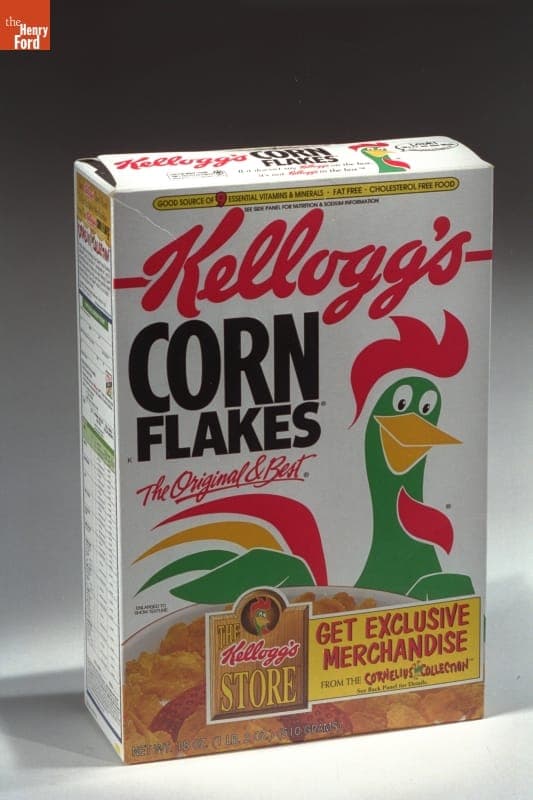 Kellogg's Corn Flakes Breakfast Cereal, circa 1995