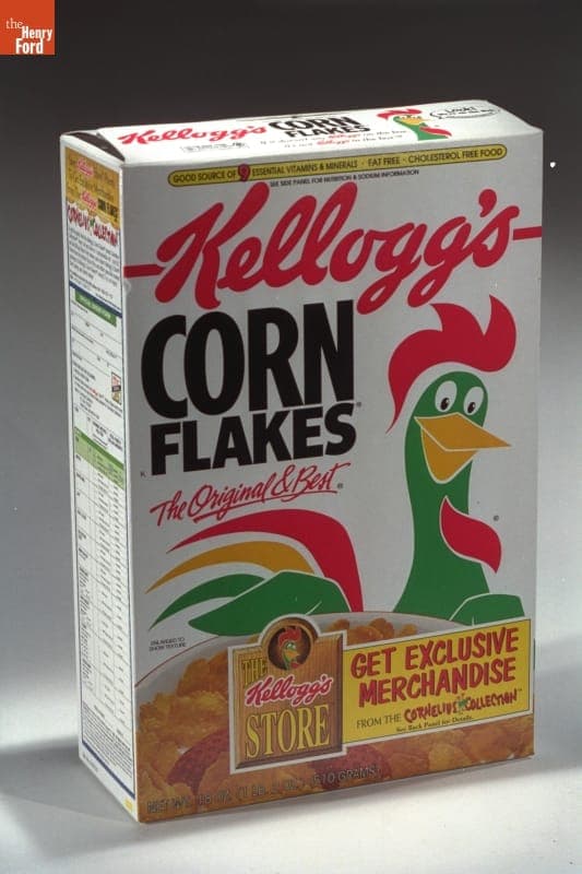 Kellogg's Corn Flakes Breakfast Cereal, circa 1995