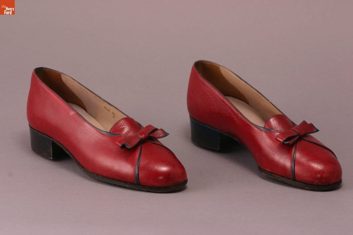 Shoes, Worn by Elizabeth Parke Firestone, circa 1970