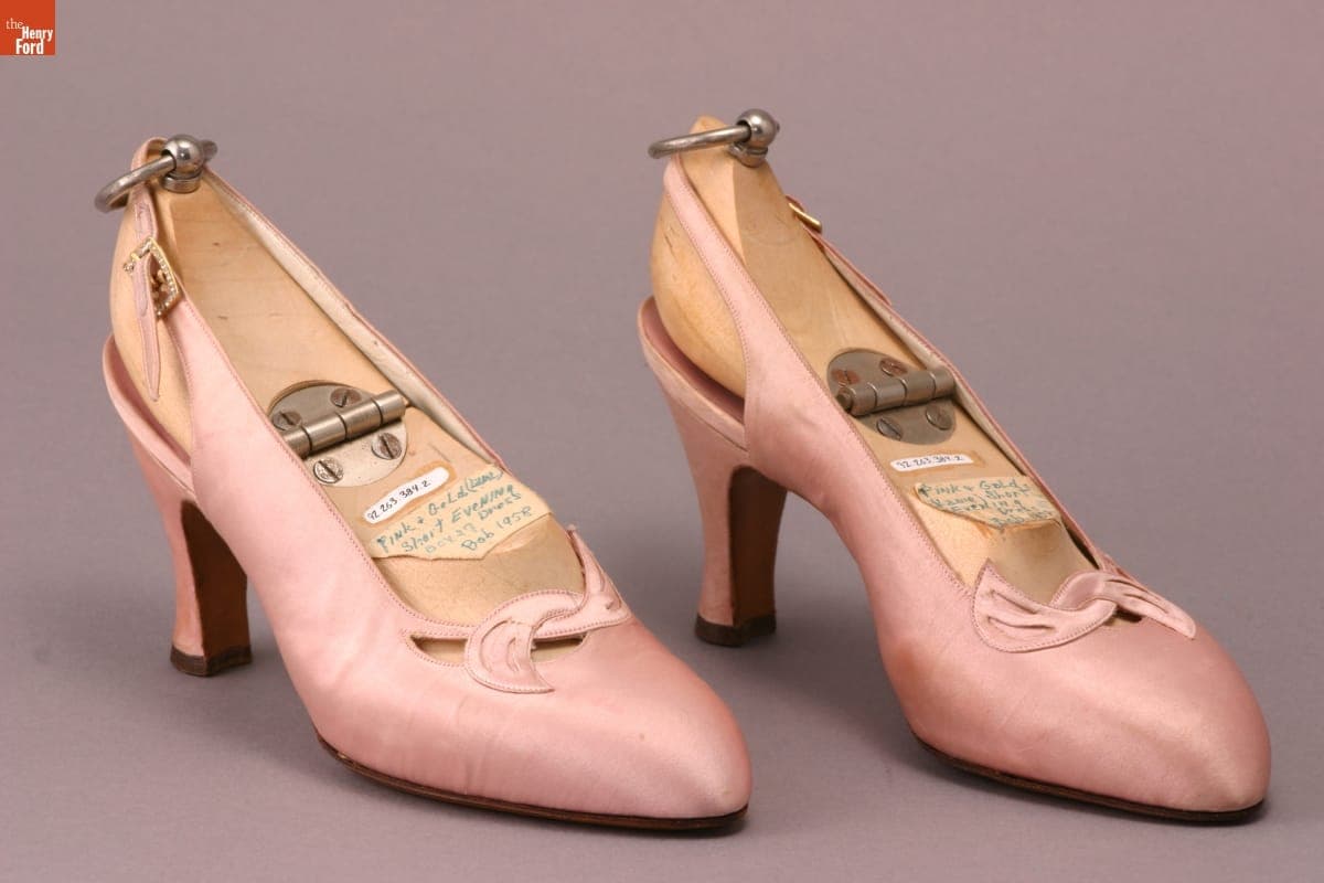 Slingback Pumps, Worn by Elizabeth Parke Firestone, circa 1958