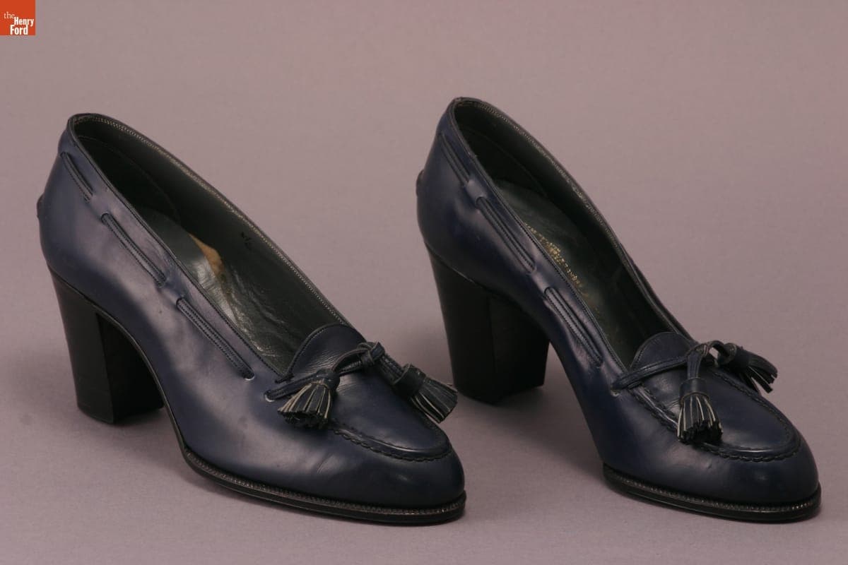 Loafer-Style Pumps, Worn by Elizabeth Parke Firestone, 1935-1950