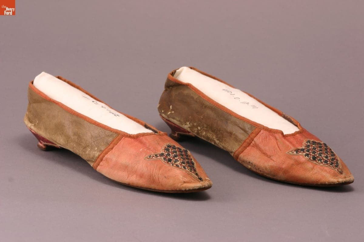 Women's Slippers, 1790-1805