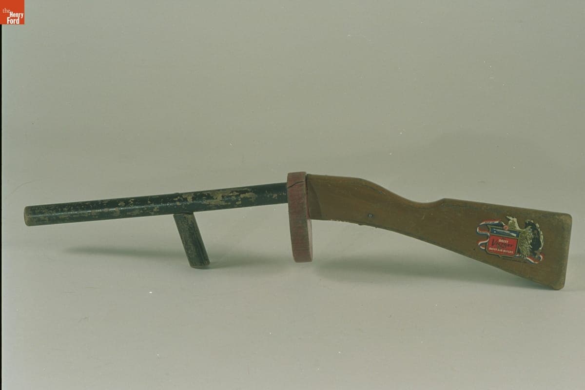 Toy Machine Gun, Used by James Greenhoe, 1941-1945