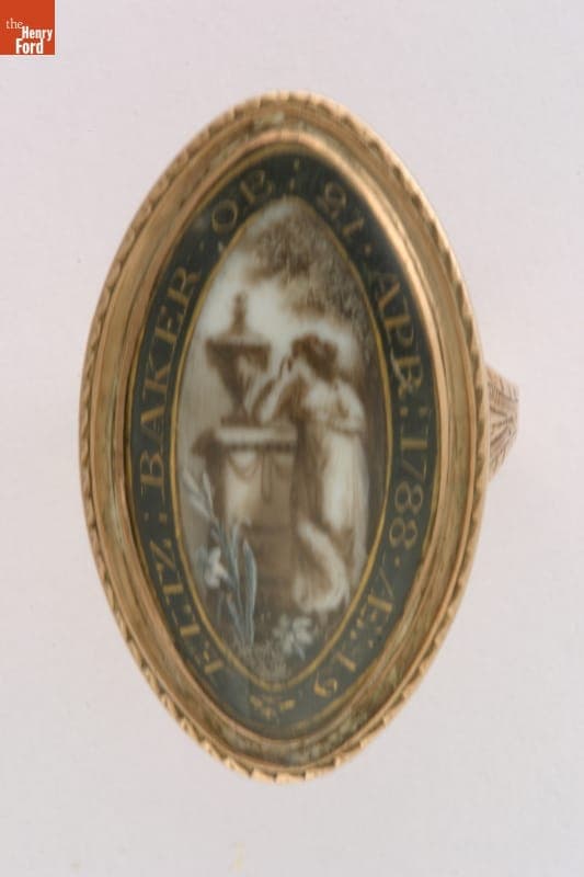 Mourning Ring for Elizabeth Baker, 1788