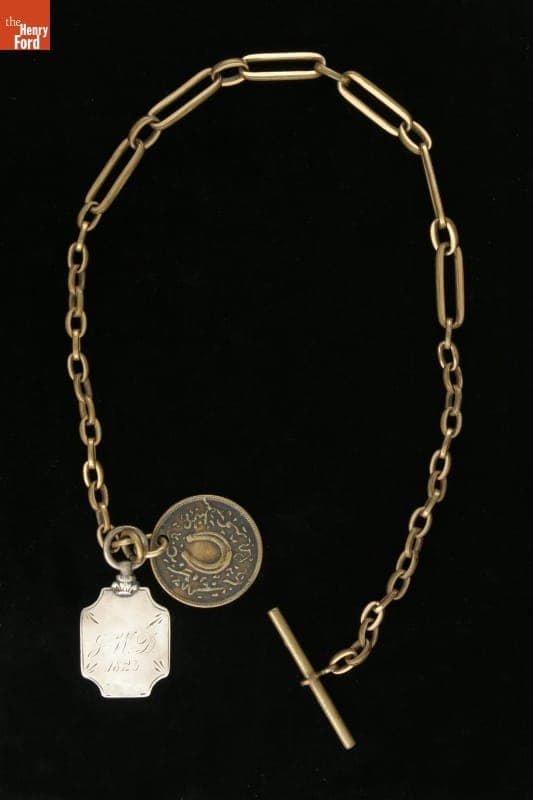 Watch Chain with Fobs, circa 1900