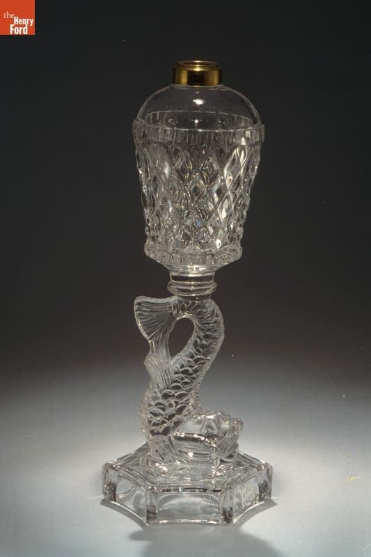 Oil Lamp, 1850-1860