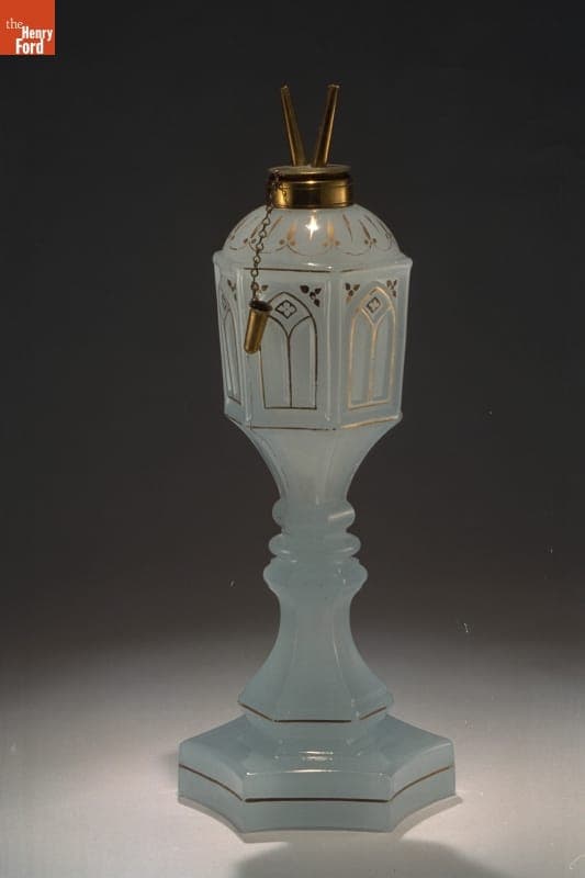 Oil Lamp, 1850-1860