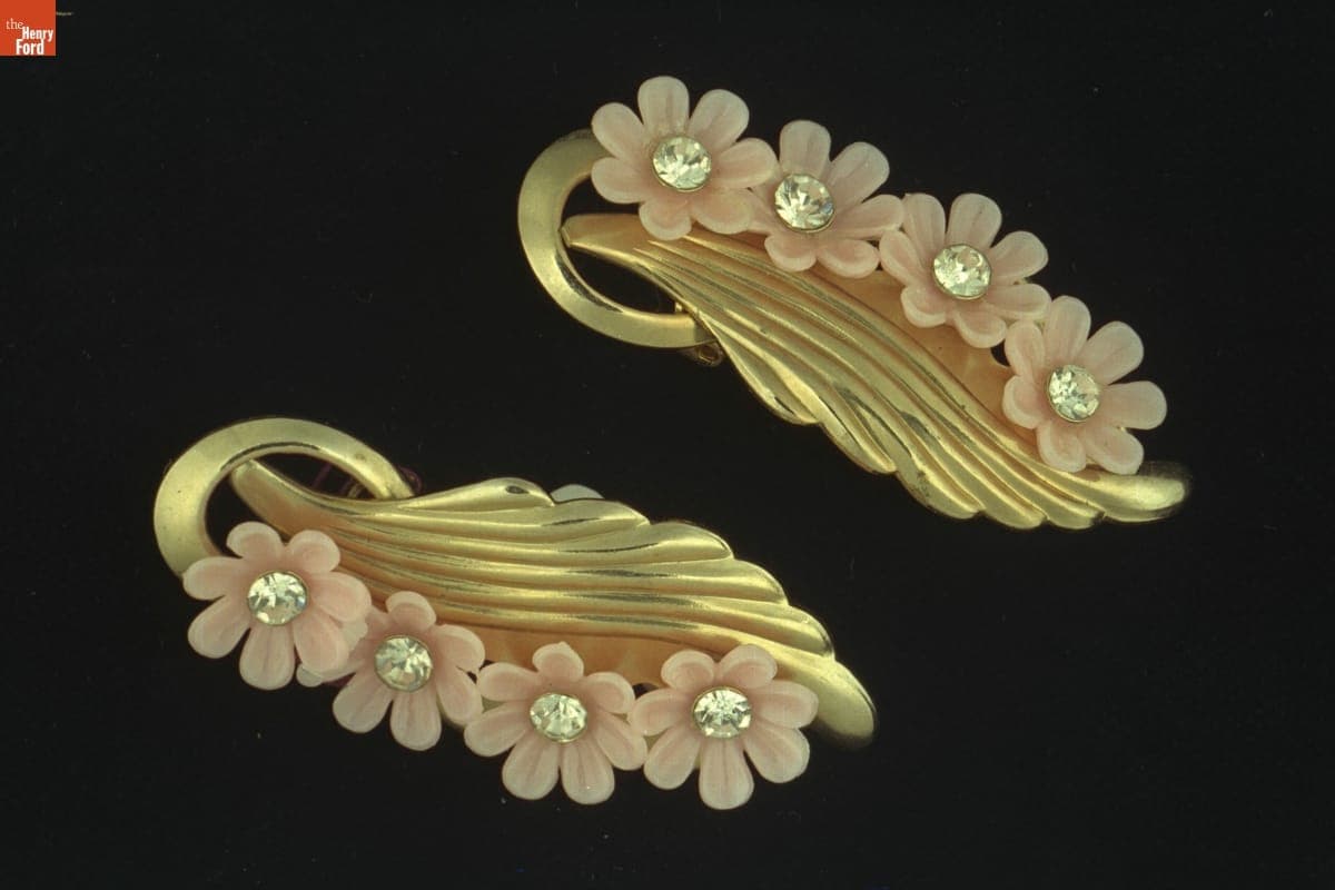 Clip-On Earrings, circa 1955