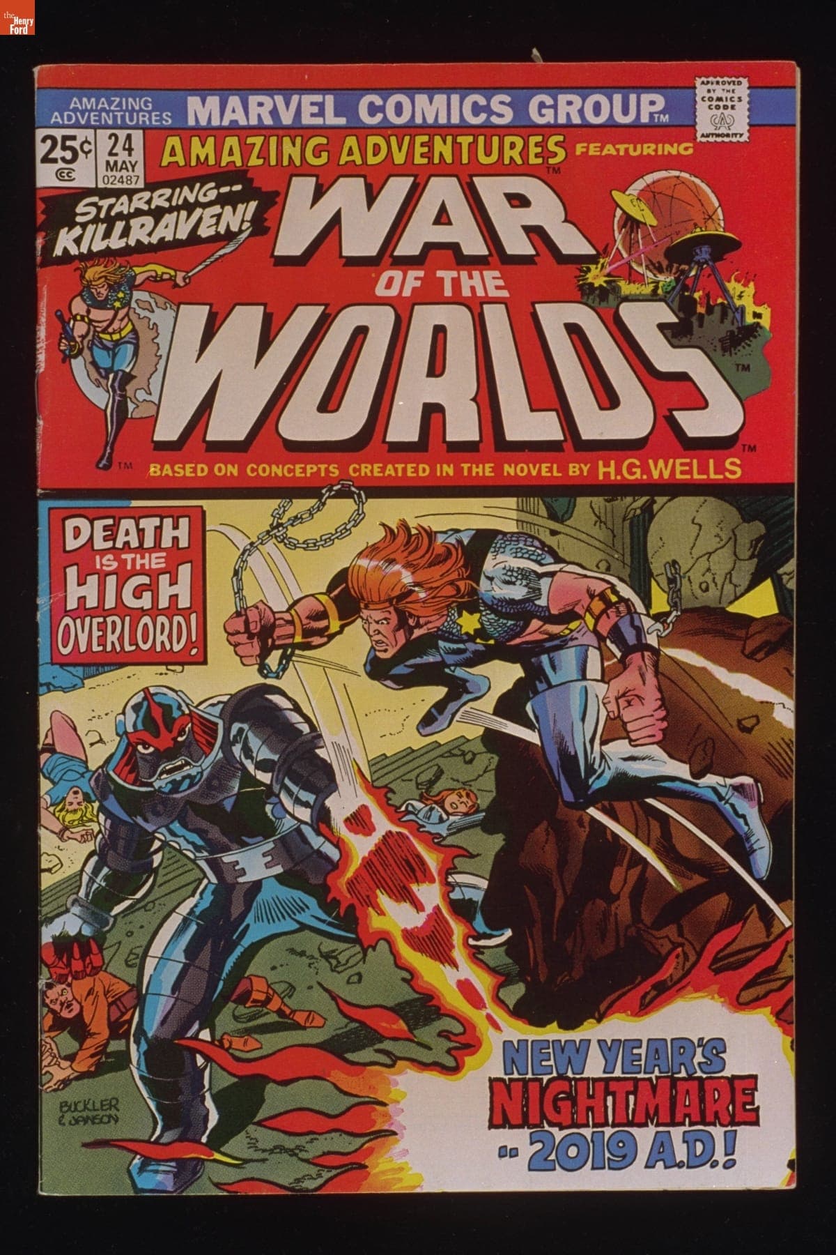 "Amazing Adventures" (War of the Worlds) Comic Book for May 1974
