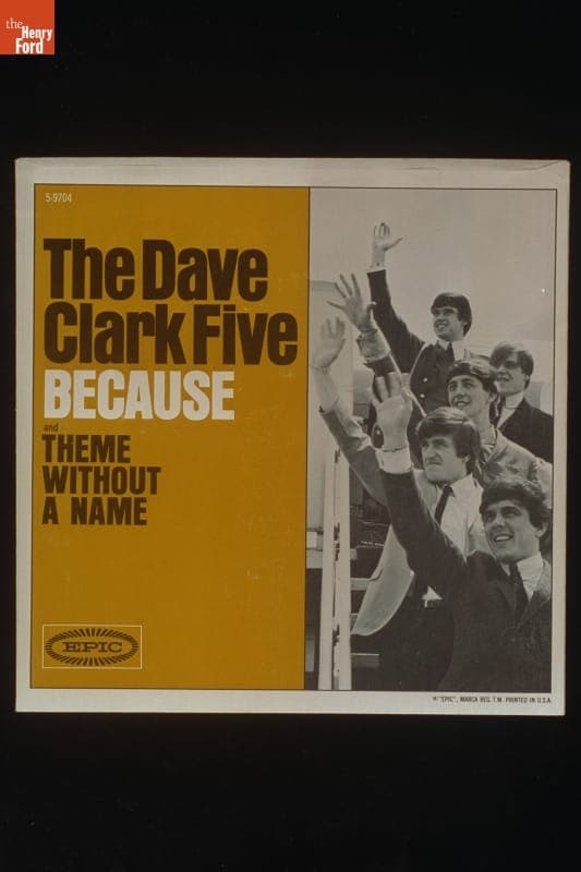 Record Album Cover, "Because" and "Theme Without a Name," 1964