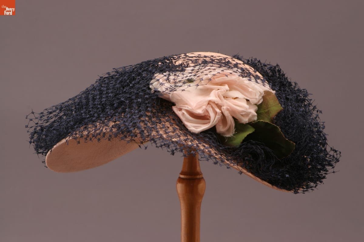 Hat, Worn by Elizabeth Parke Firestone, 1940-1948
