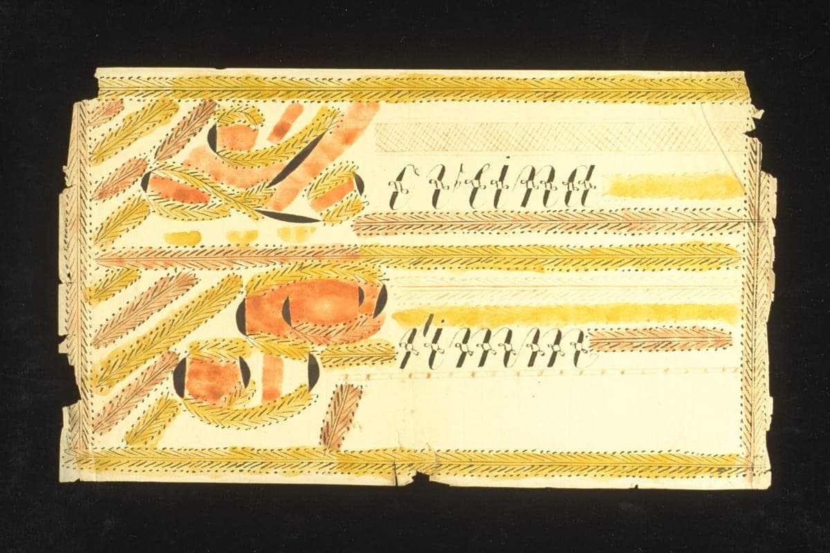 Fraktur, circa 1850
