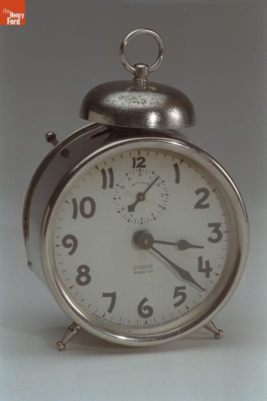 Gilbert Wake-Up Alarm Clock, 1885-1915
