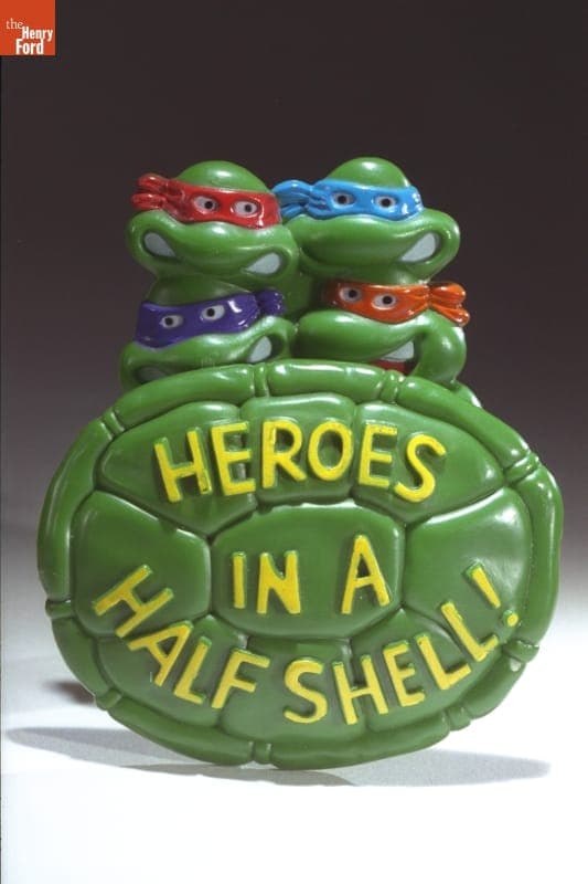 Burger King Teenage Mutant Ninja Turtles Rad Badges Kid's Meal Toys, 1989-1990