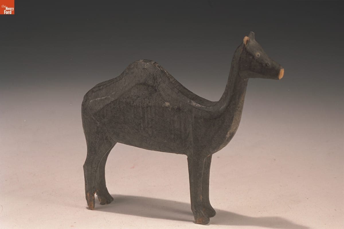 Camel Figurine from Noah's Ark Toy, 1870-1910