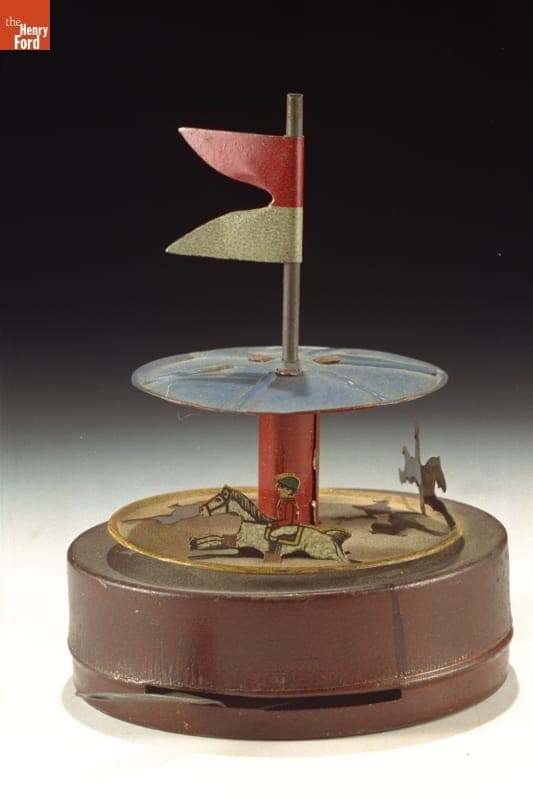Mechanical Toy Carousel, 1910-1930