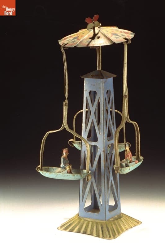Mechanical Toy Carousel, 1910-1940