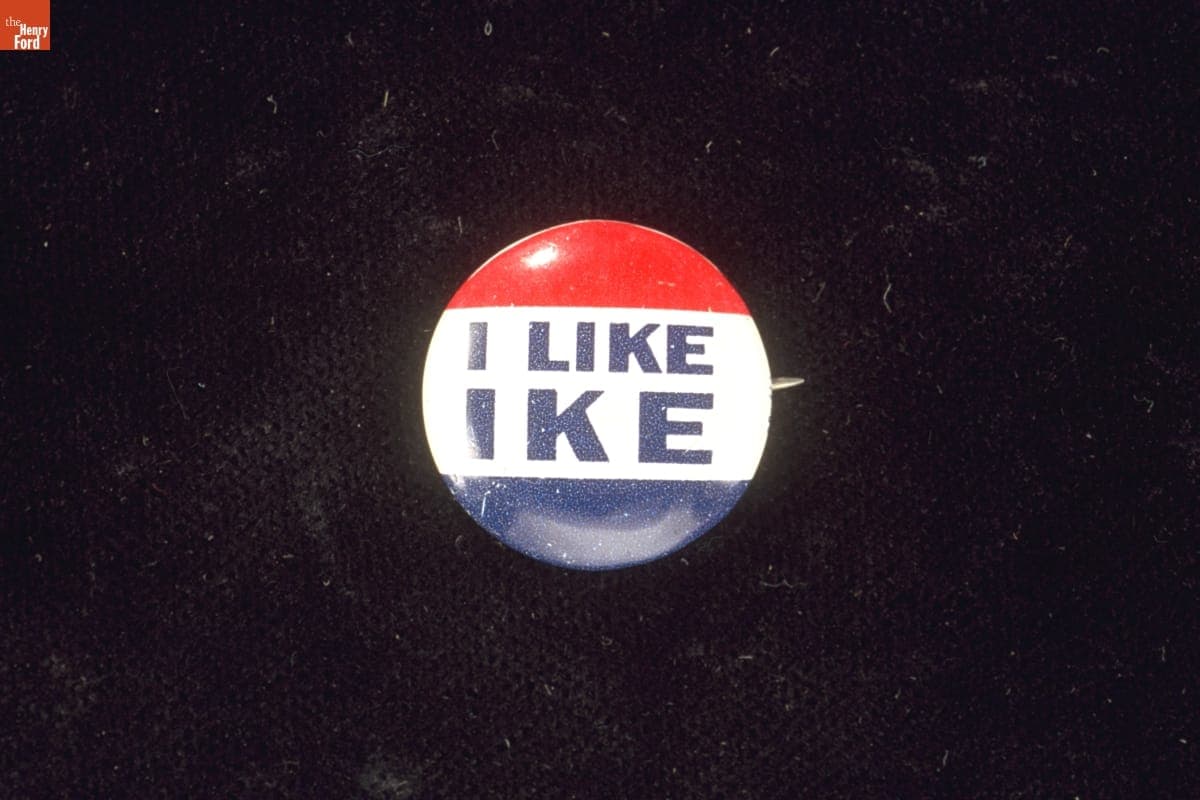 Dwight Eisenhower Campaign Button, 1952