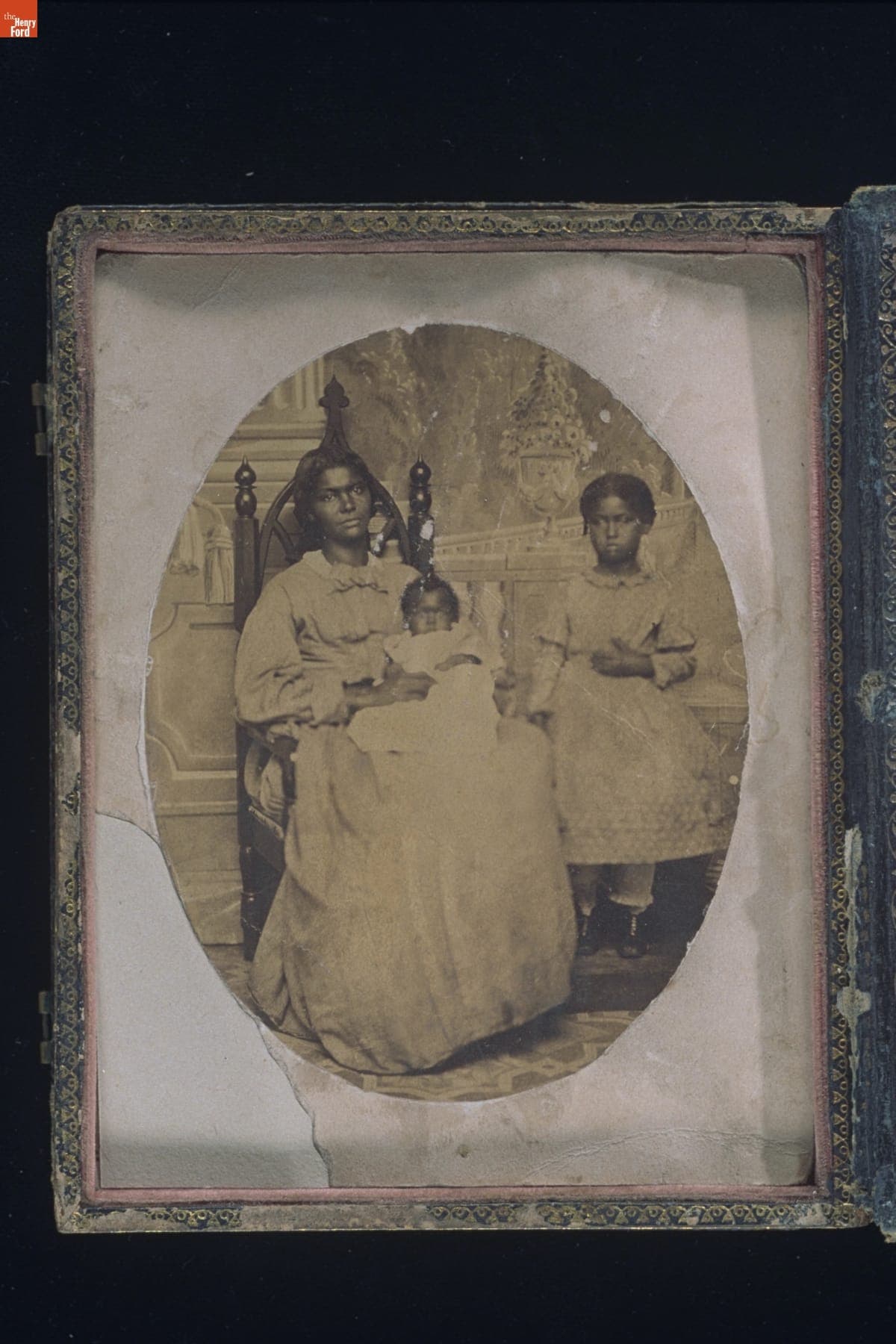 Mother and Two Children, circa 1864