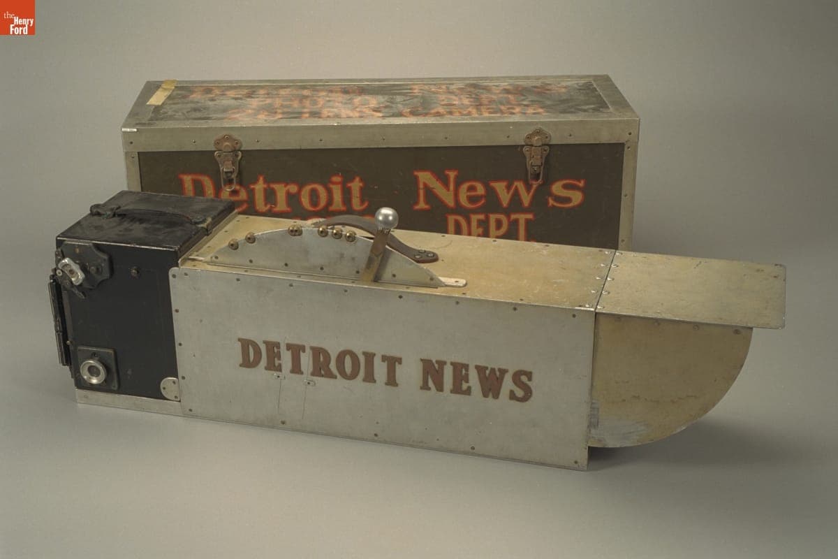 Graflex Camera, Used by Detroit News, 1925-1935