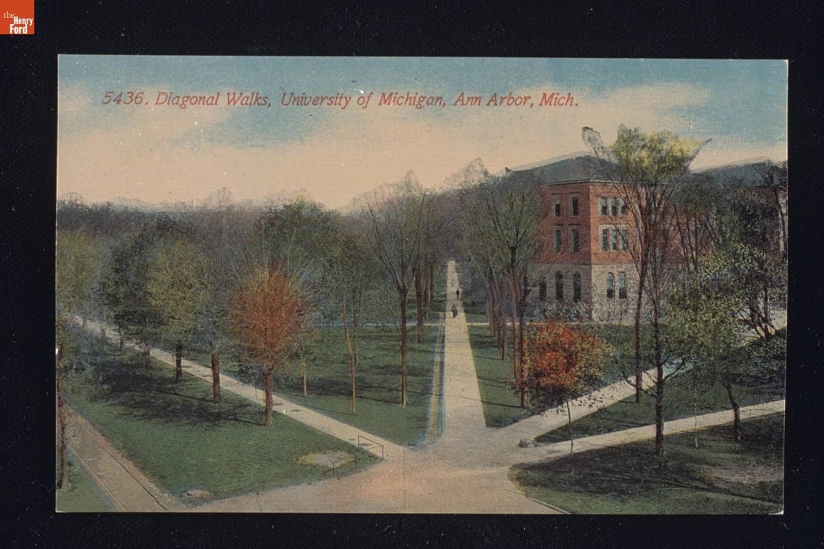 Diagonal Walks, University of Michigan, Ann Arbor, Mich., 1914
