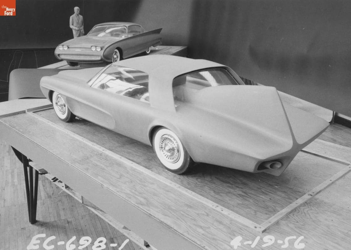 Clay Model for the 1956 Chrysler Falcon Concept Car Designed by Virgil M. Exner